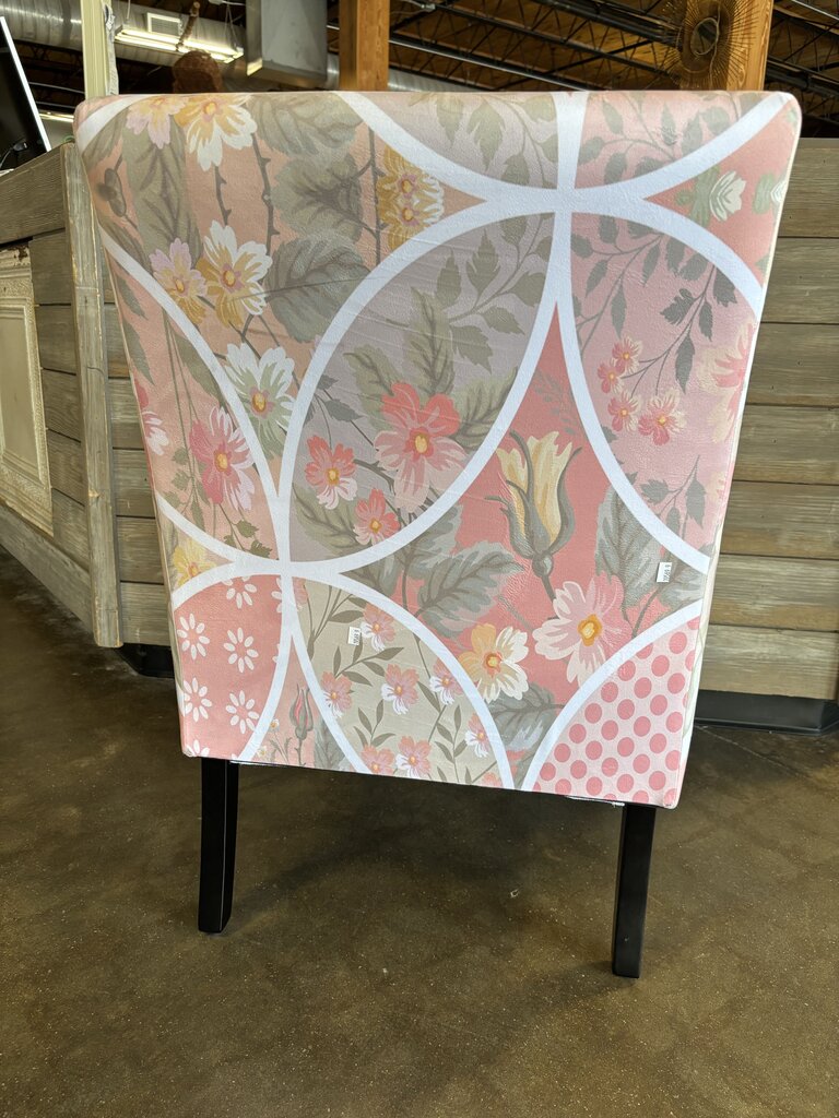 Floral Patchwork Slipper Chair
