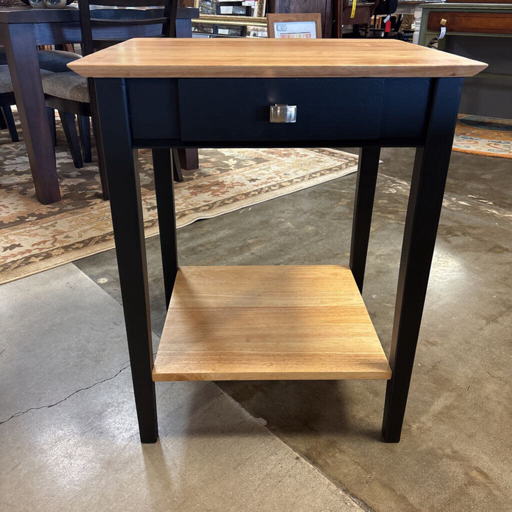 One Drawer Side Table 23.25 X 20 X 29