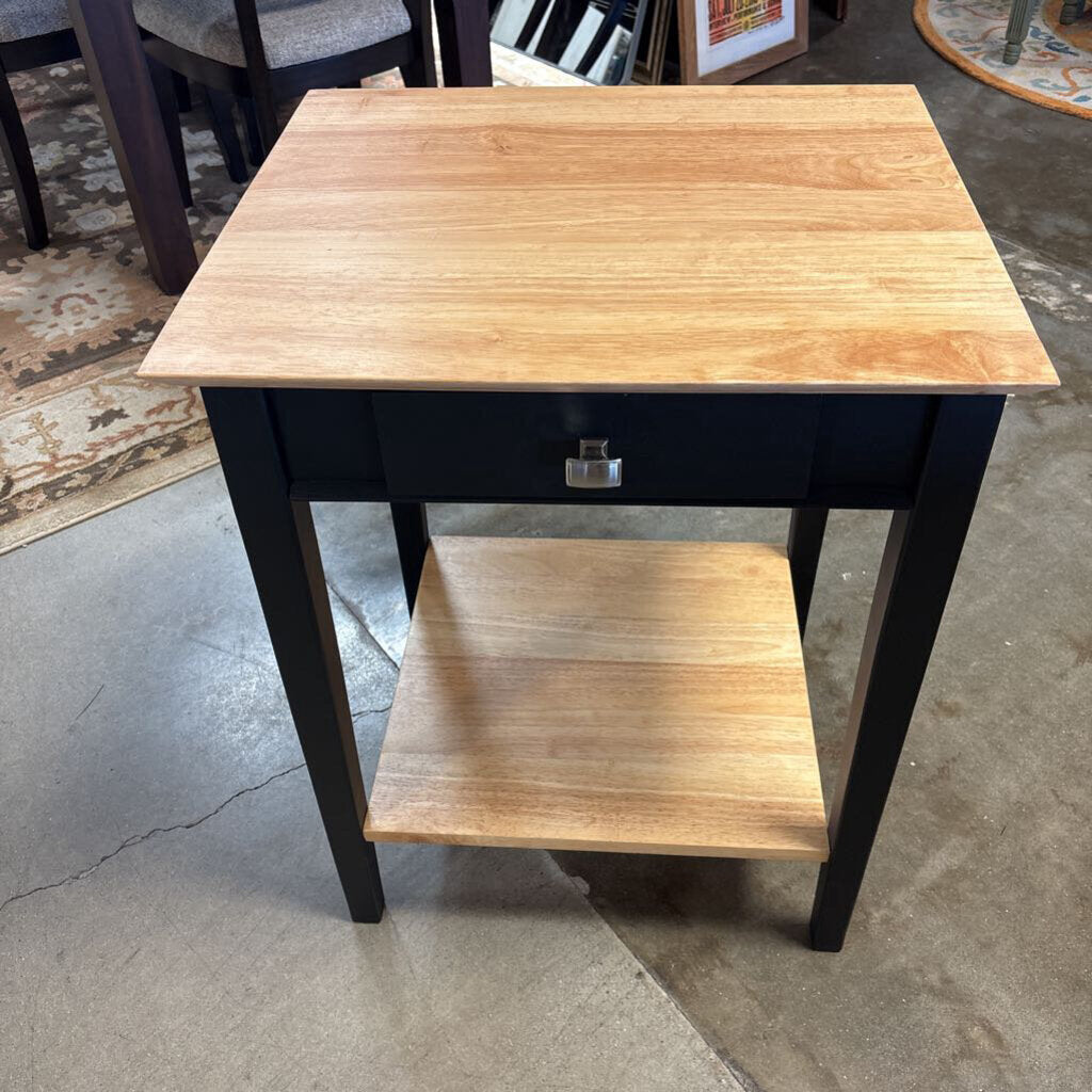 One Drawer Side Table 23.25 X 20 X 29