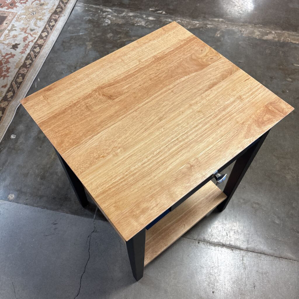 One Drawer Side Table 23.25 X 20 X 29