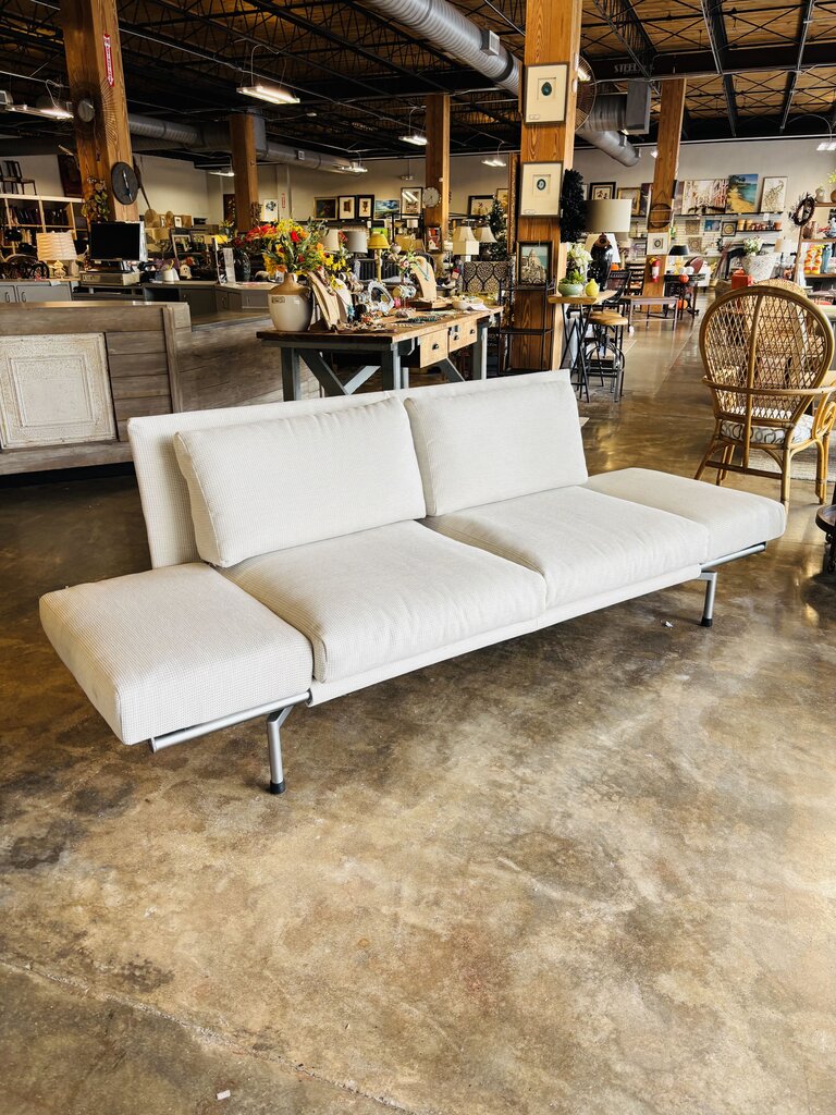 Steel Frame Upholstered Extending Sofa 71-96"