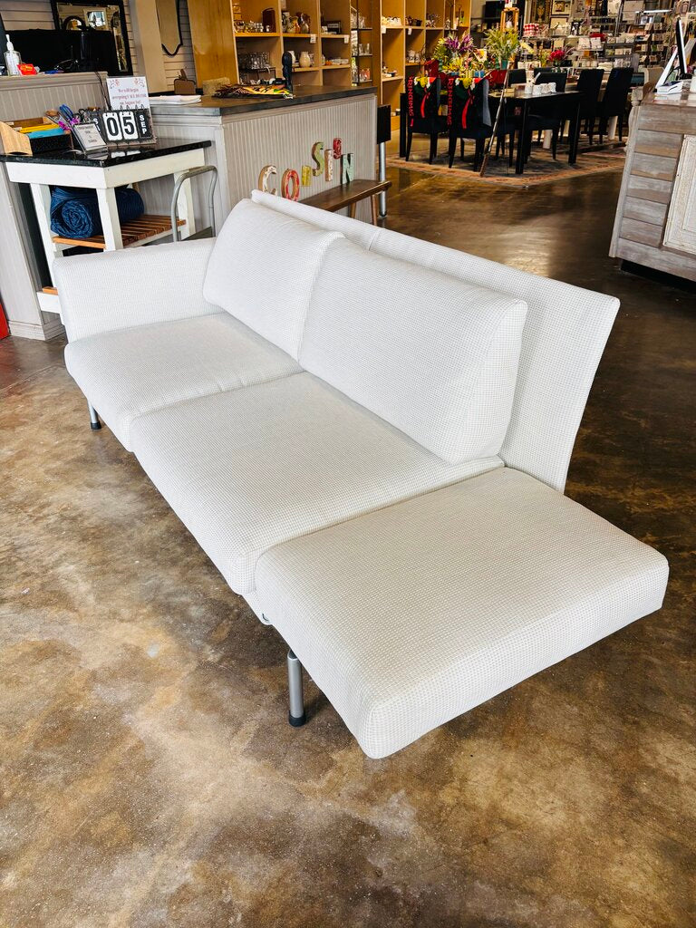 Steel Frame Upholstered Extending Sofa 71-96"