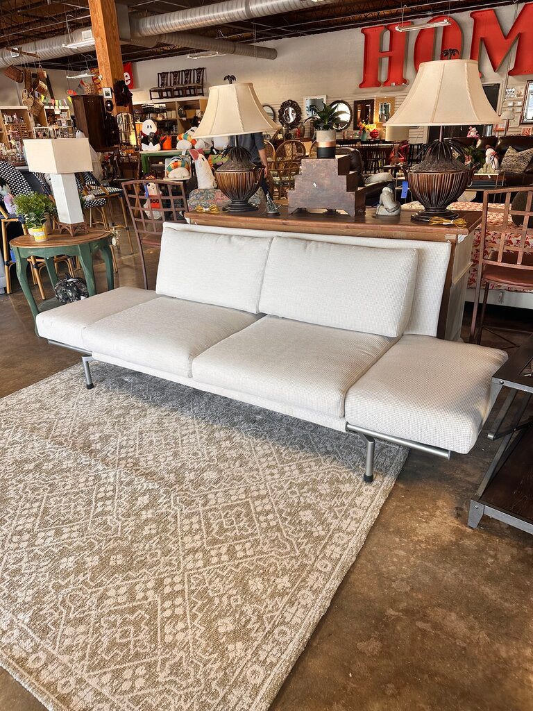 Steel Frame Upholstered Extending Sofa 71-96"