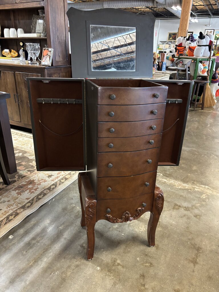 Wood Jewelry Armoire