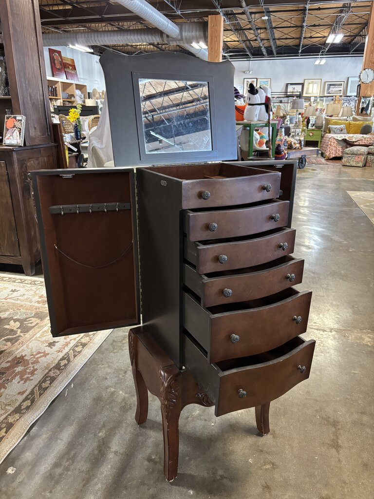 Wood Jewelry Armoire