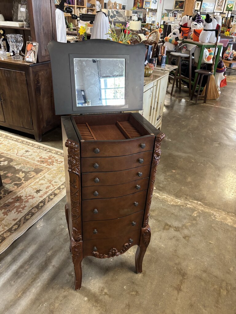 Wood Jewelry Armoire