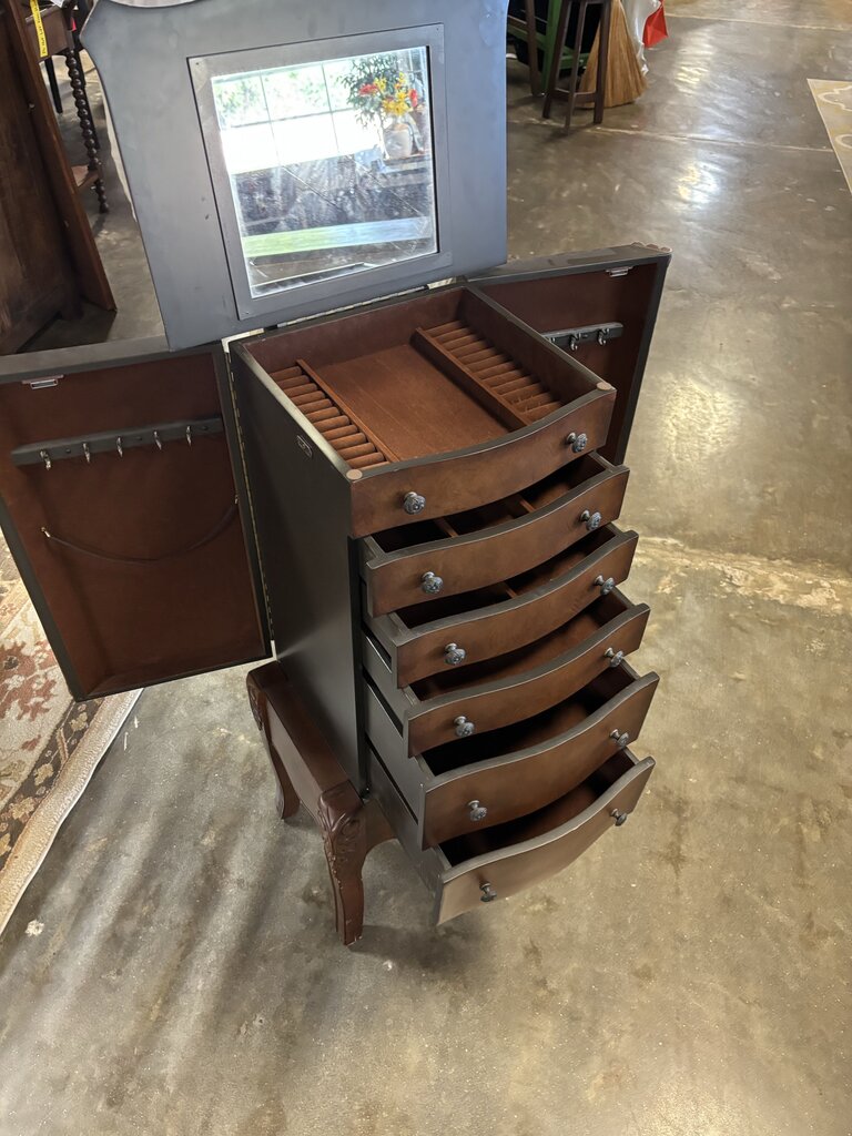Wood Jewelry Armoire