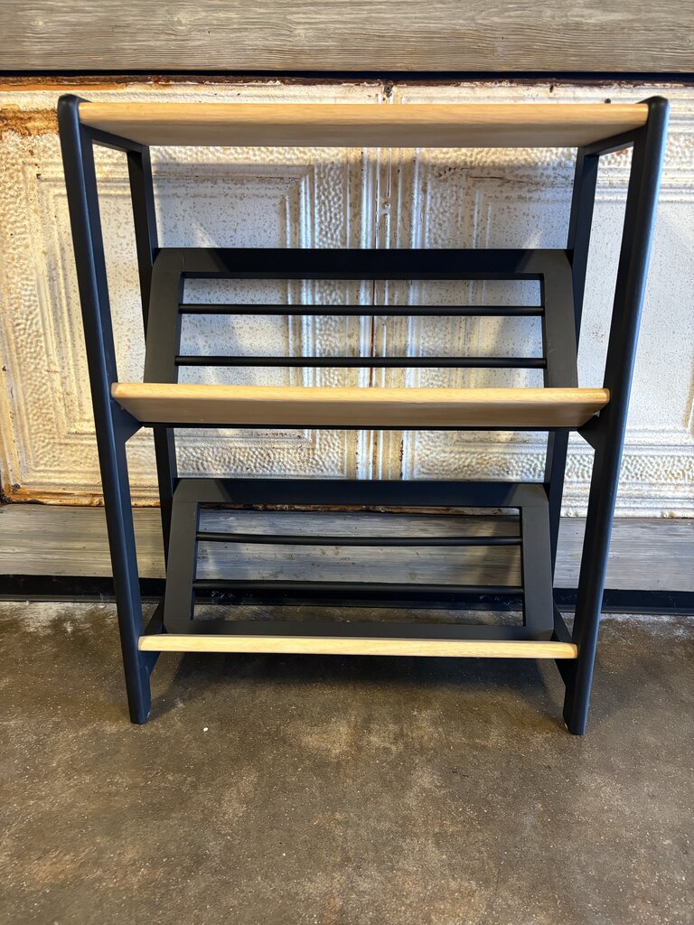 Painted Book/Shoe Shelf 24.25 X 10.5 X 30
