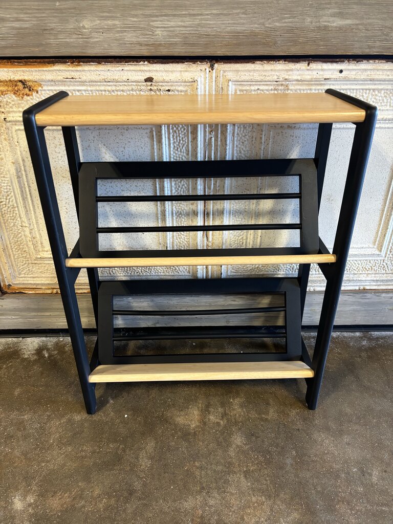 Painted Book/Shoe Shelf 24.25 X 10.5 X 30