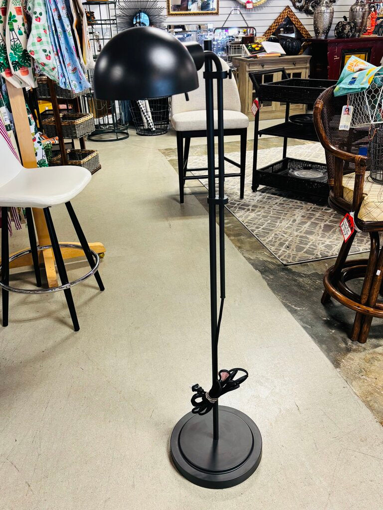 Tall Black Metal Floor Lamp