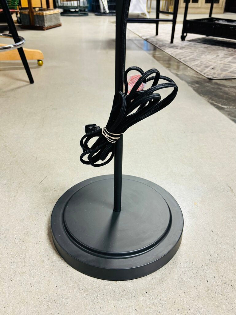 Tall Black Metal Floor Lamp