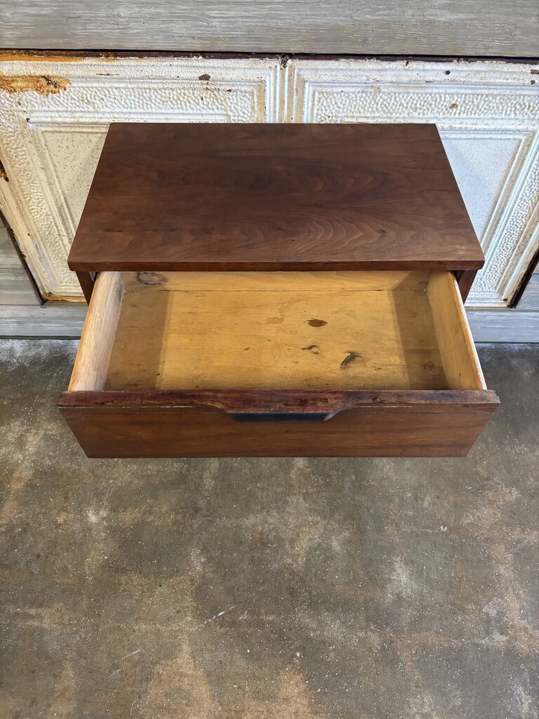 MCM 2 Drawer Side Table 28 X 15 X24