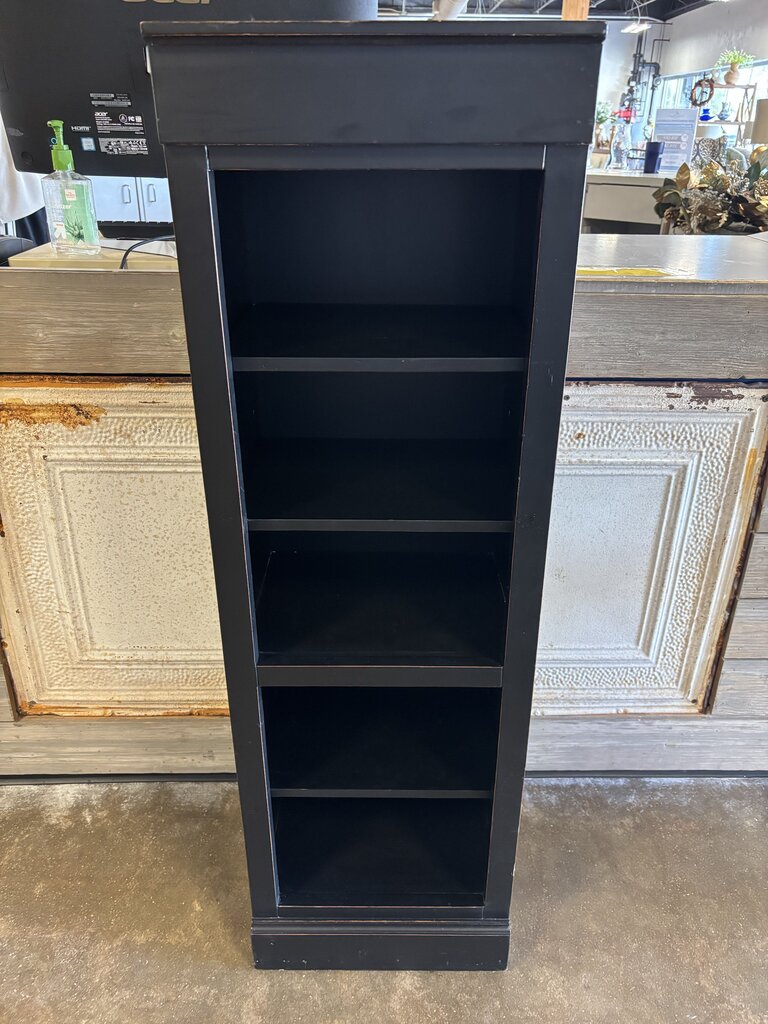 Painted Wood Bookcase 15 X 13 X 48.5