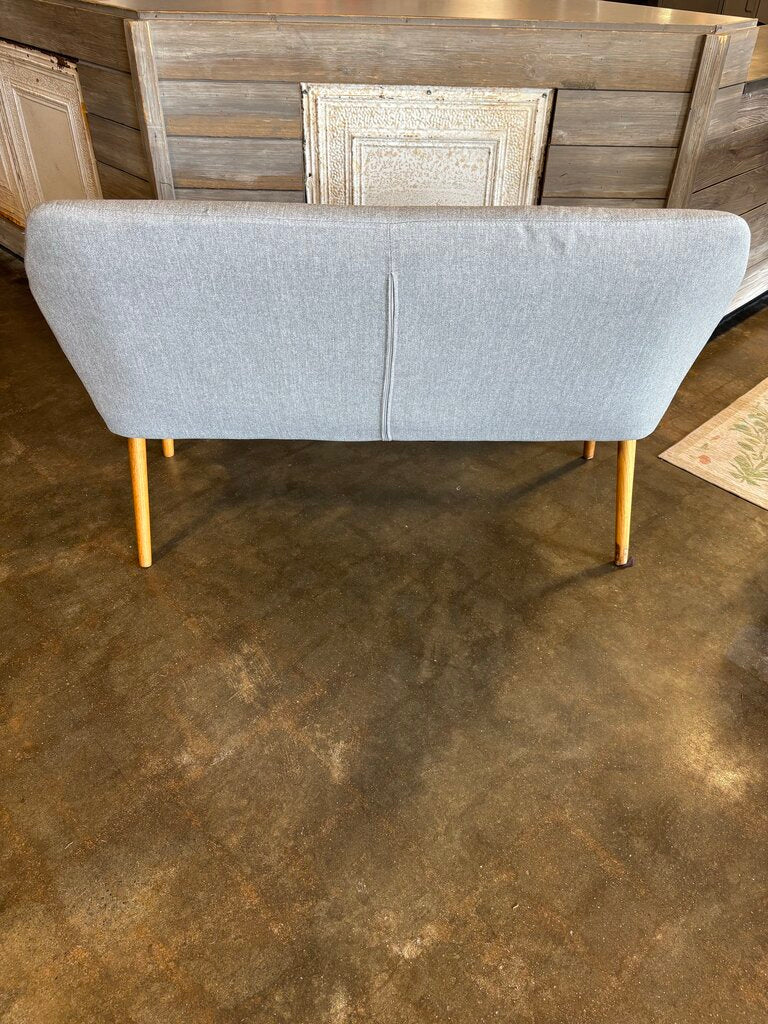 Gray Modern Loveseat