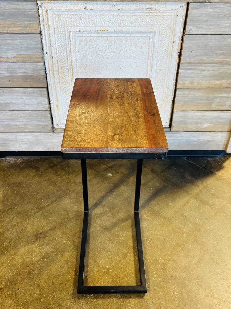 Wood/Metal "C" Table
