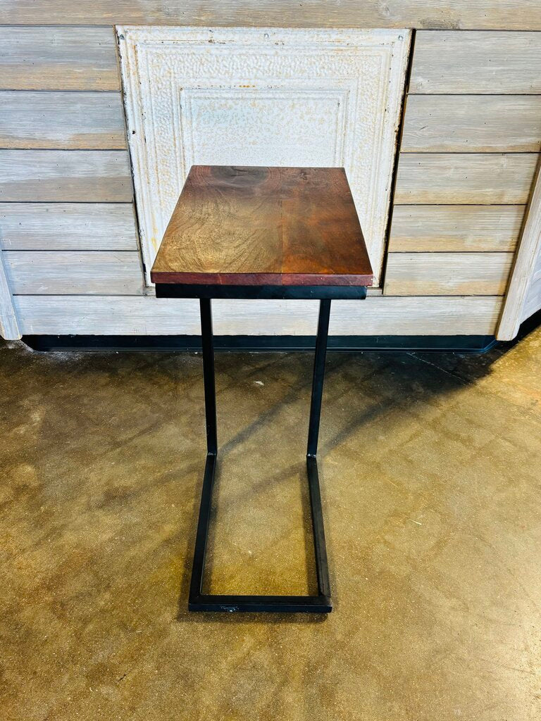 Wood/Metal "C" Table