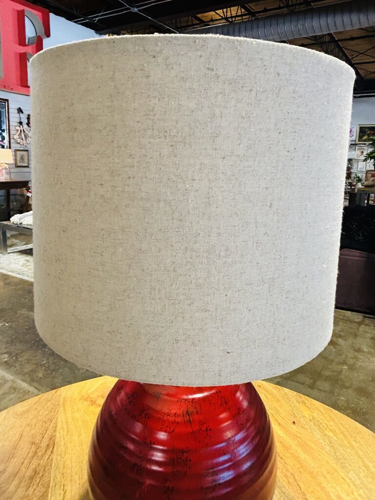 Red Table Lamp