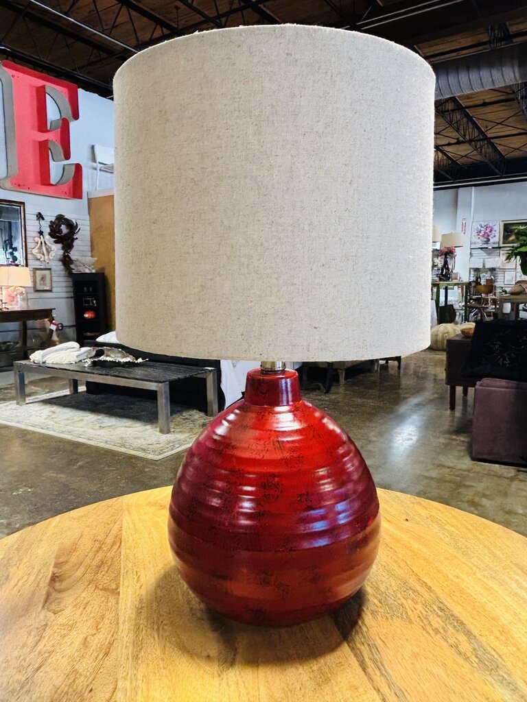 Red Table Lamp