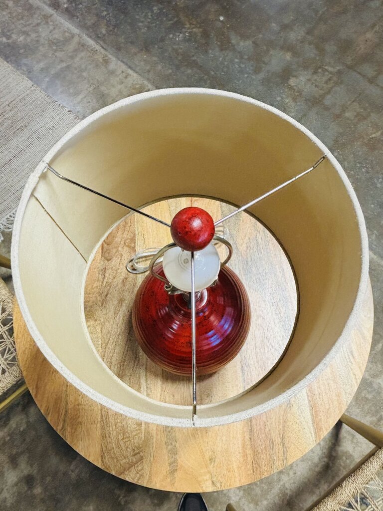 Red Table Lamp