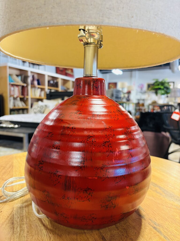 Red Table Lamp