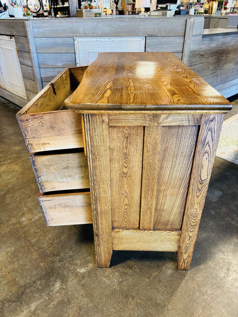 Vintage Wood Dresser 3 Drawers