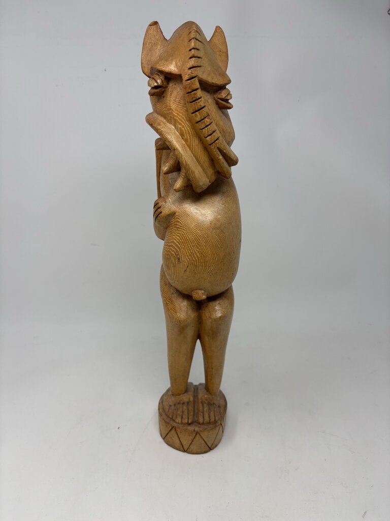 Vintage African Hand Carved Statuette