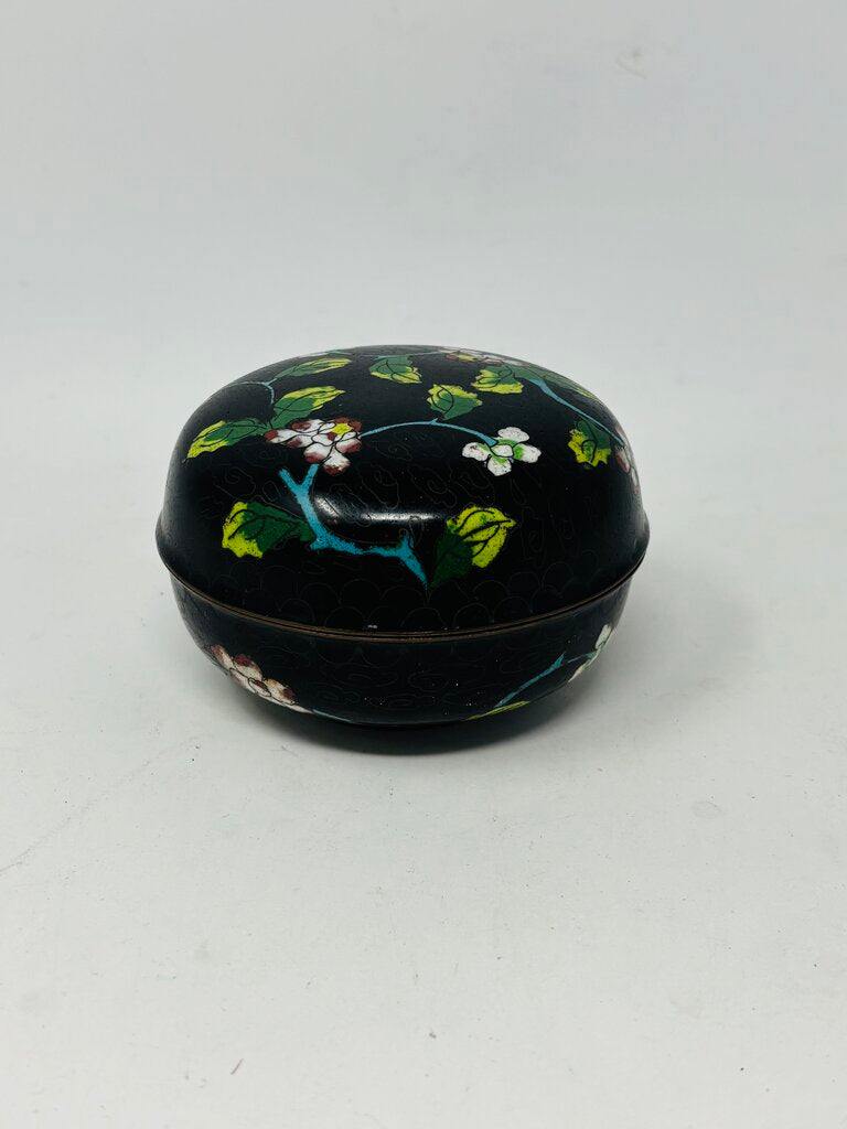 Vintage Chinese Cloisonne Trinket Bowl