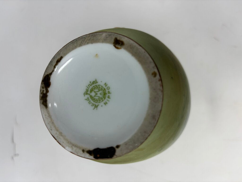 Nippon Raised Enamel Vase (Trees)