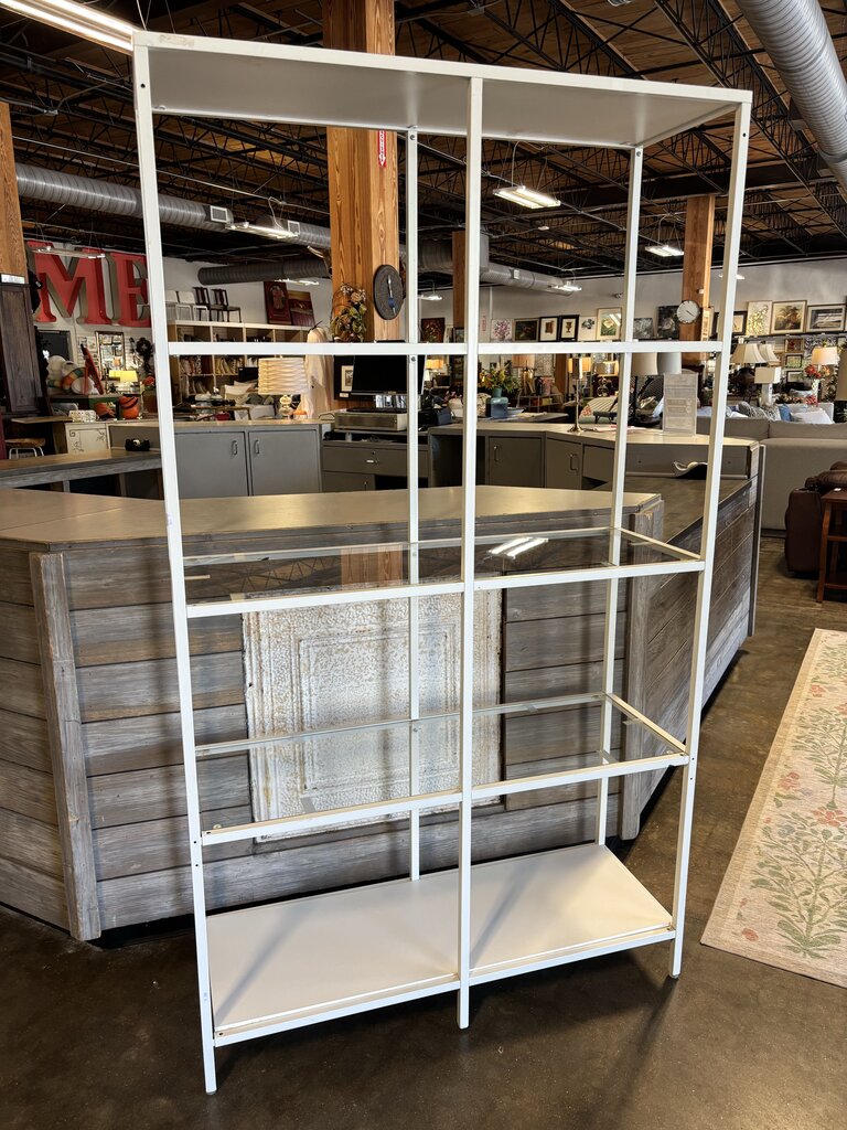 5 Tier White Shelf