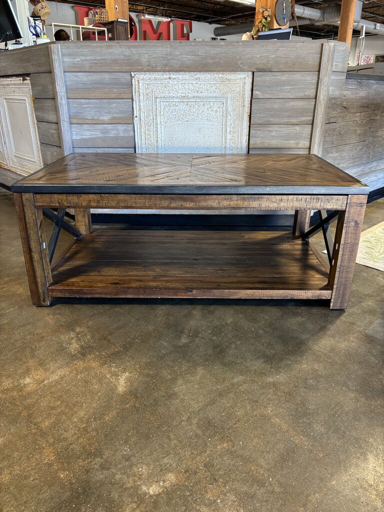 Extension Wood/Metal Coffee Table