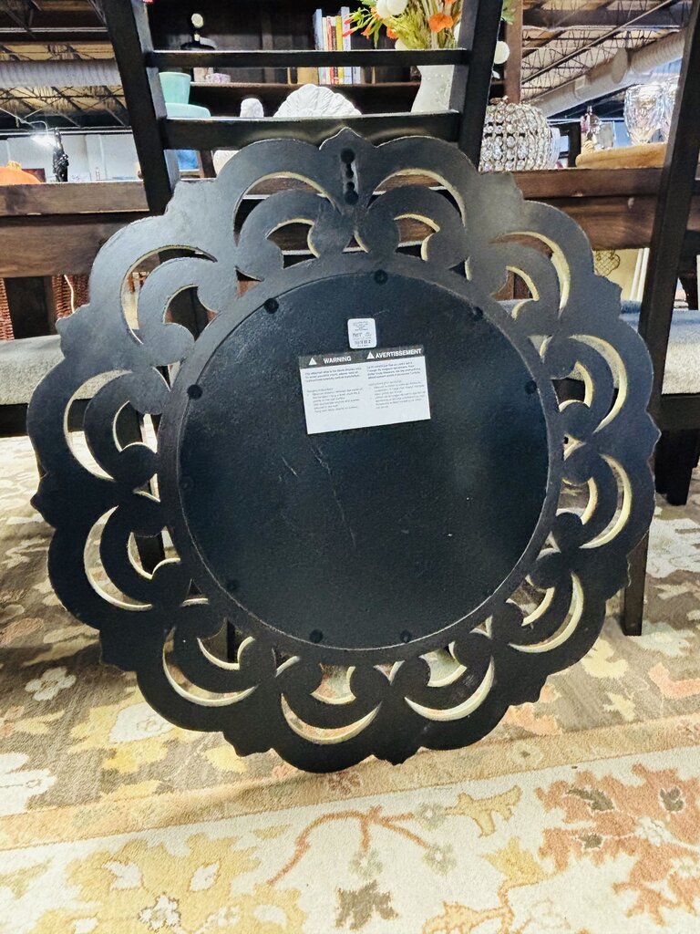 Distressed White Washed Mirror