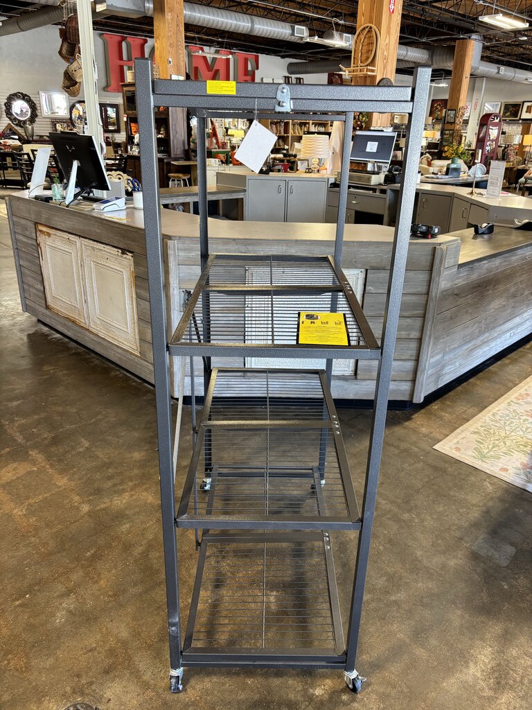 Wire 4 Shelf Folding Unit 36 x 18 x 62