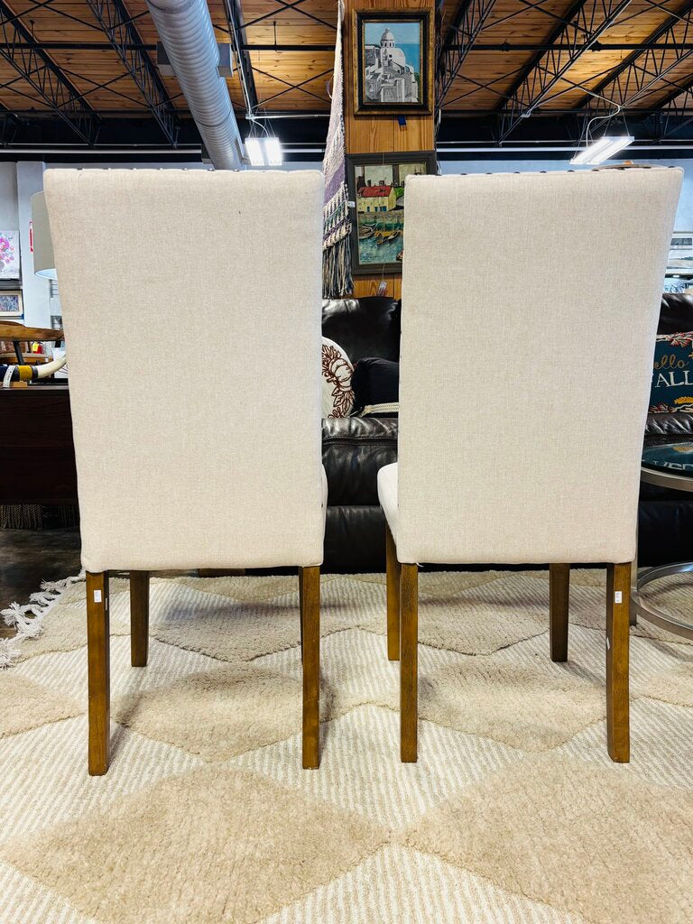 Set 2 Upholstered Layton Dining Chair