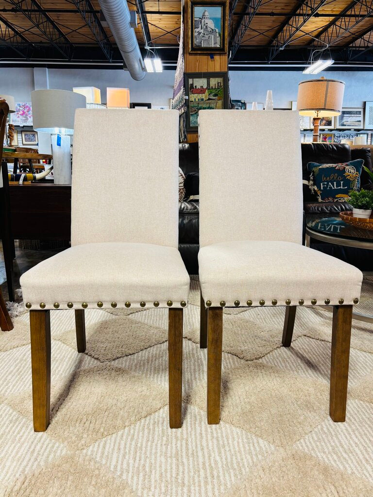 Set 2 Upholstered Layton Dining Chair