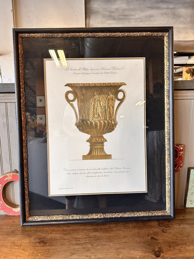 Framed Roman Urn II 25.5 X 31.75