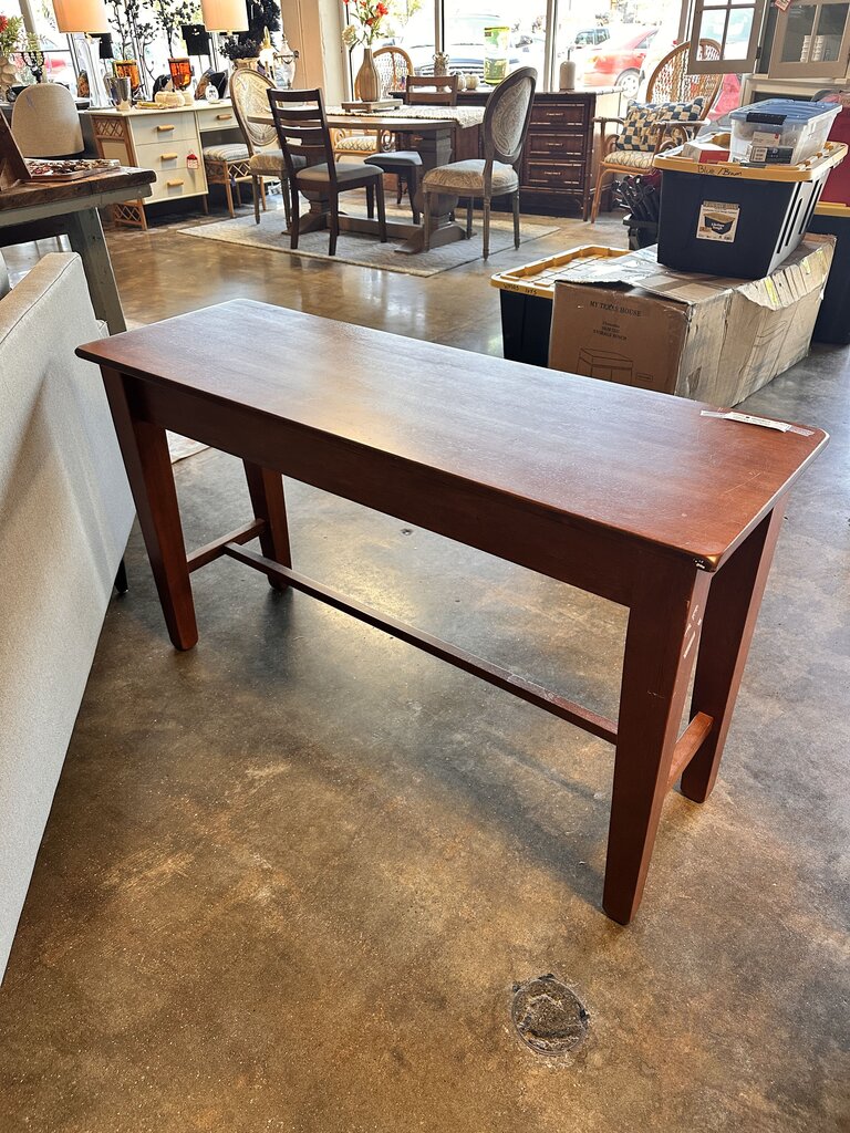 Wood Console Table & Drawer