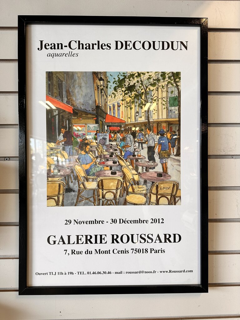 Framed Jean Charlie Decoudun Dine