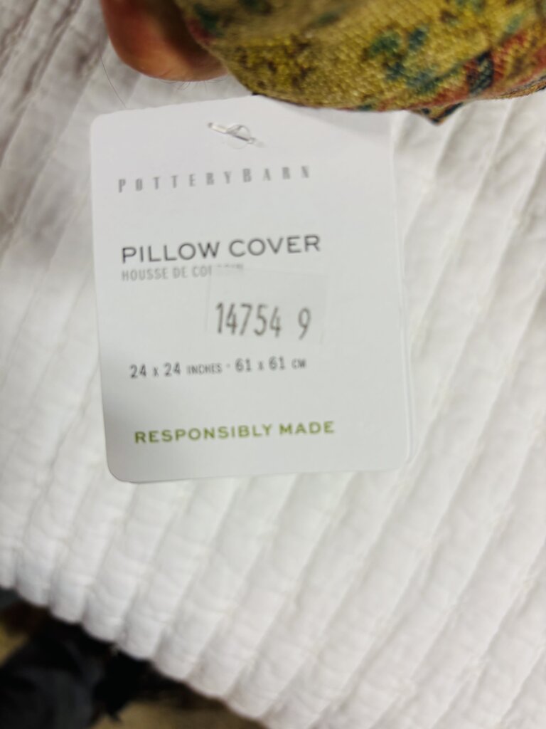 Pottery Barn Paisley Zippered Pillow