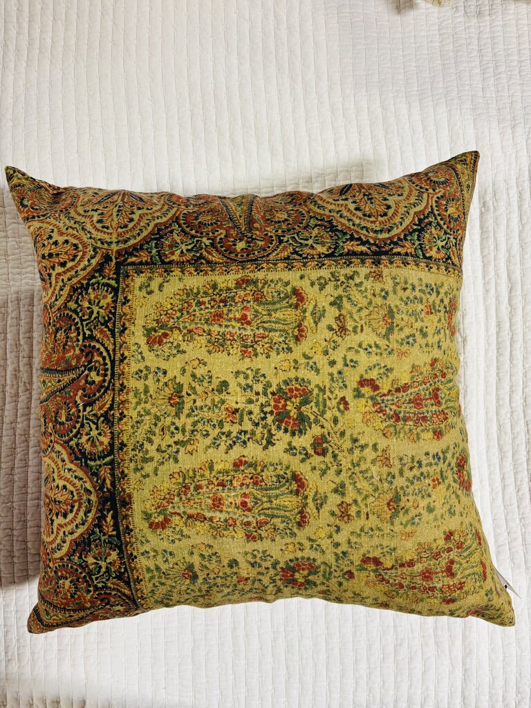 Pottery Barn Paisley Zippered Pillow