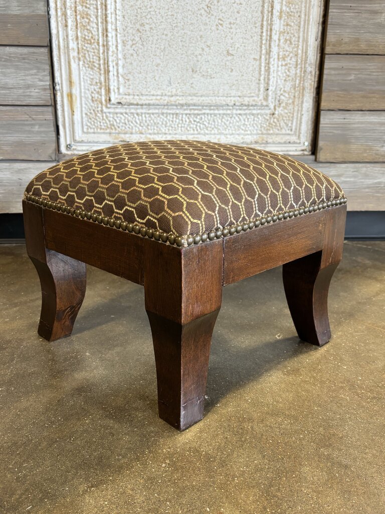 Foot Stool Hexagon Pattern