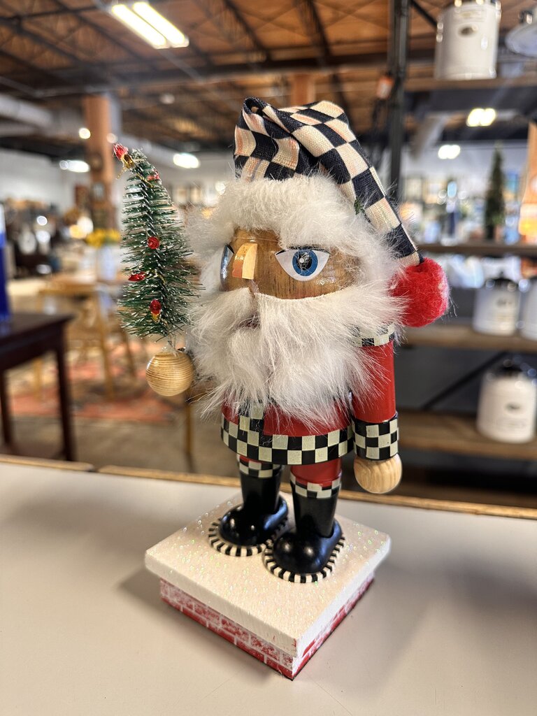 MacKenzie - Childs Tree Nutcracker 9.5"
