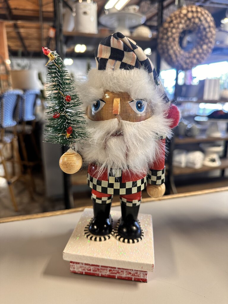 MacKenzie - Childs Tree Nutcracker 9.5"