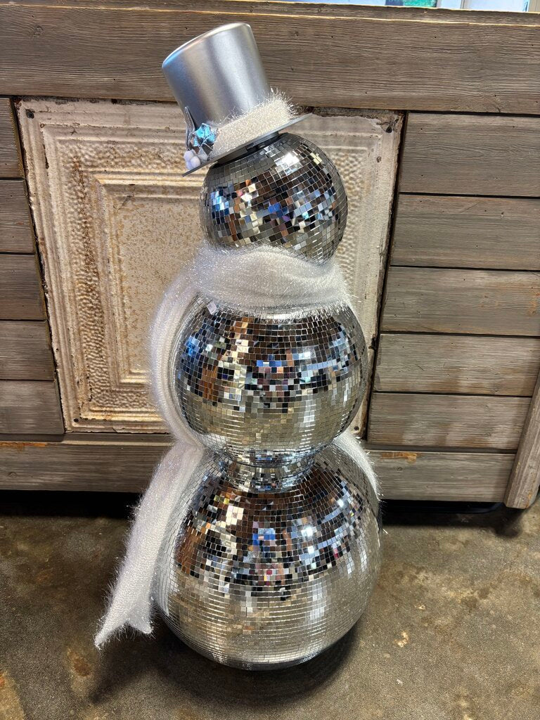 36' Mirrored Snowman