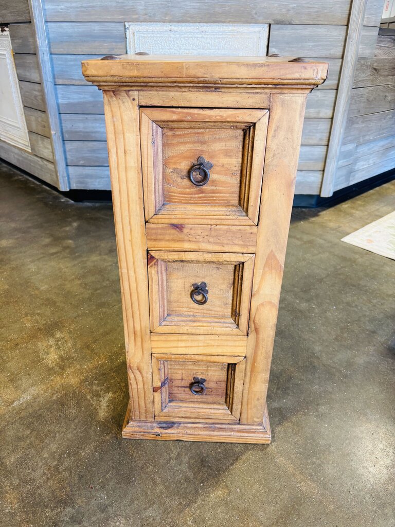 3 Drawer Wood Cabinet