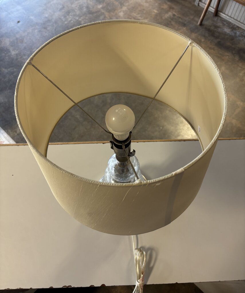 Thomas O'Brien Crackled Glass Globe Base Lamp