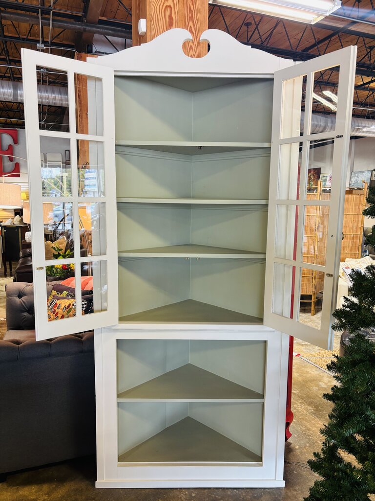 Painted Corner Cabinet
