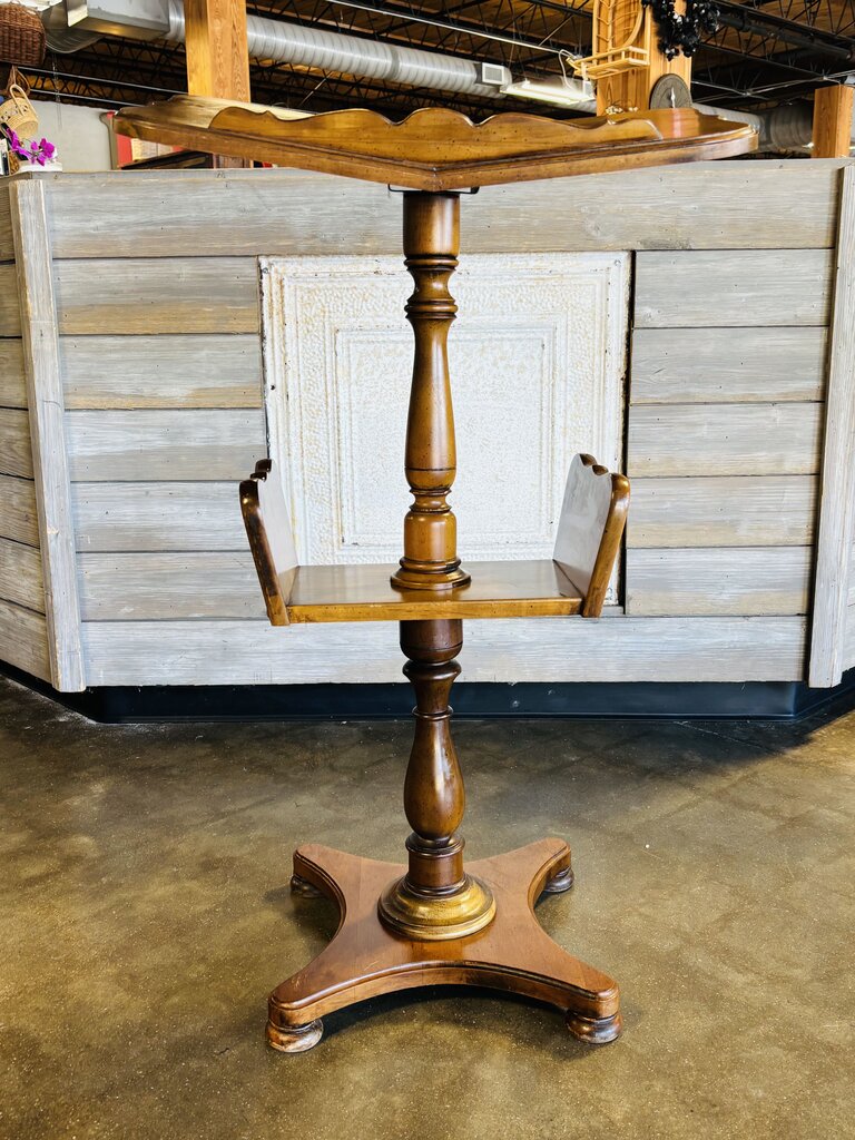 Vintage Wood Book Stand