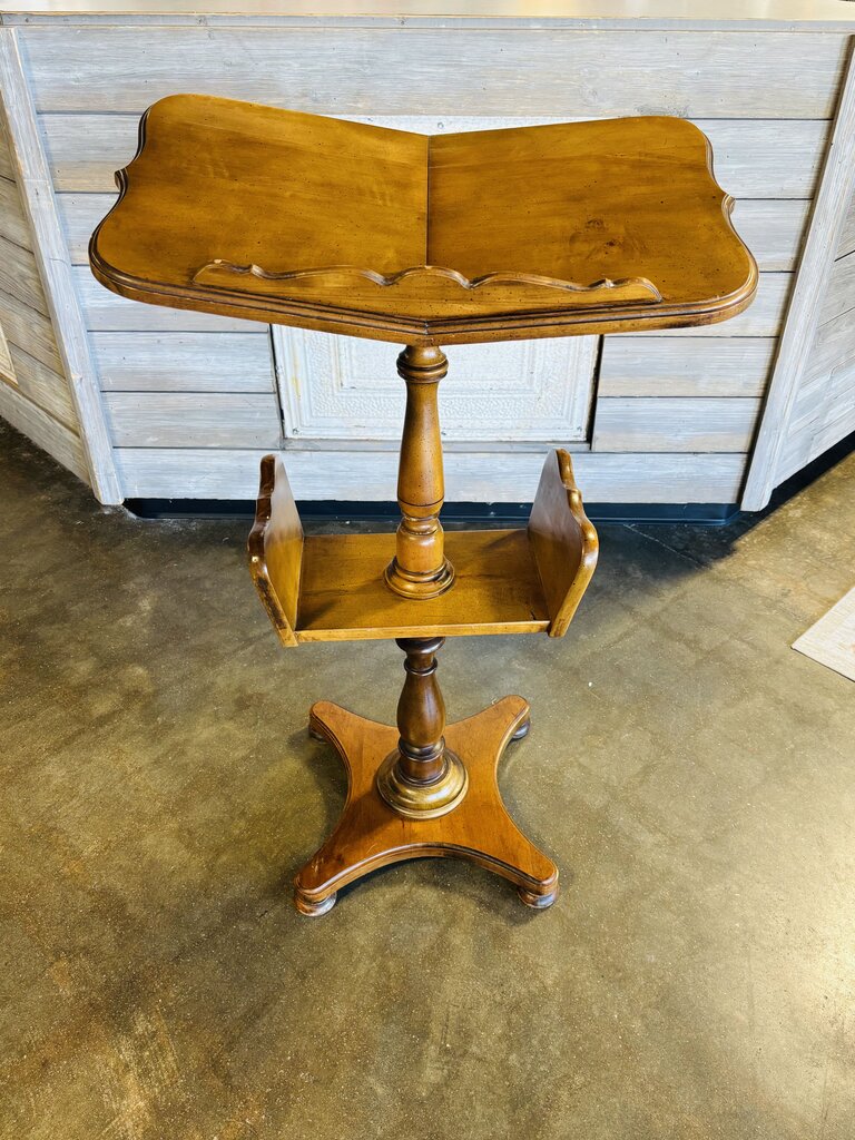 Vintage Wood Book Stand