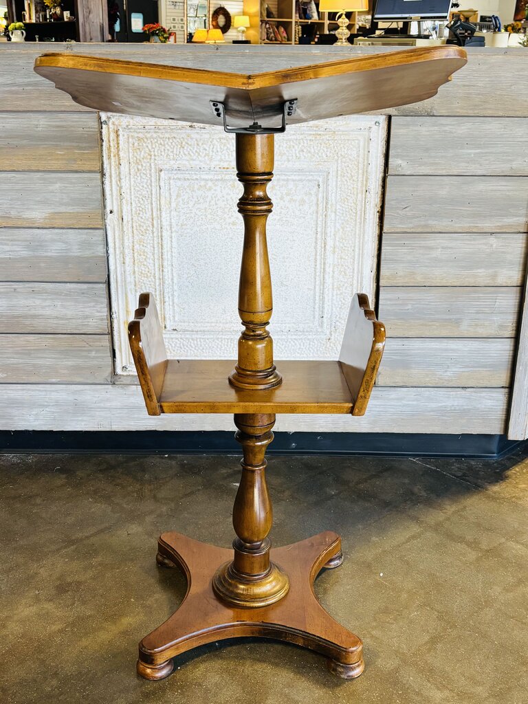 Vintage Wood Book Stand