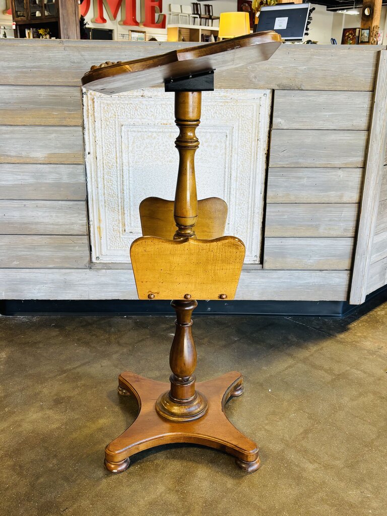 Vintage Wood Book Stand